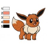 Pokemon Eevee Embroidery Design